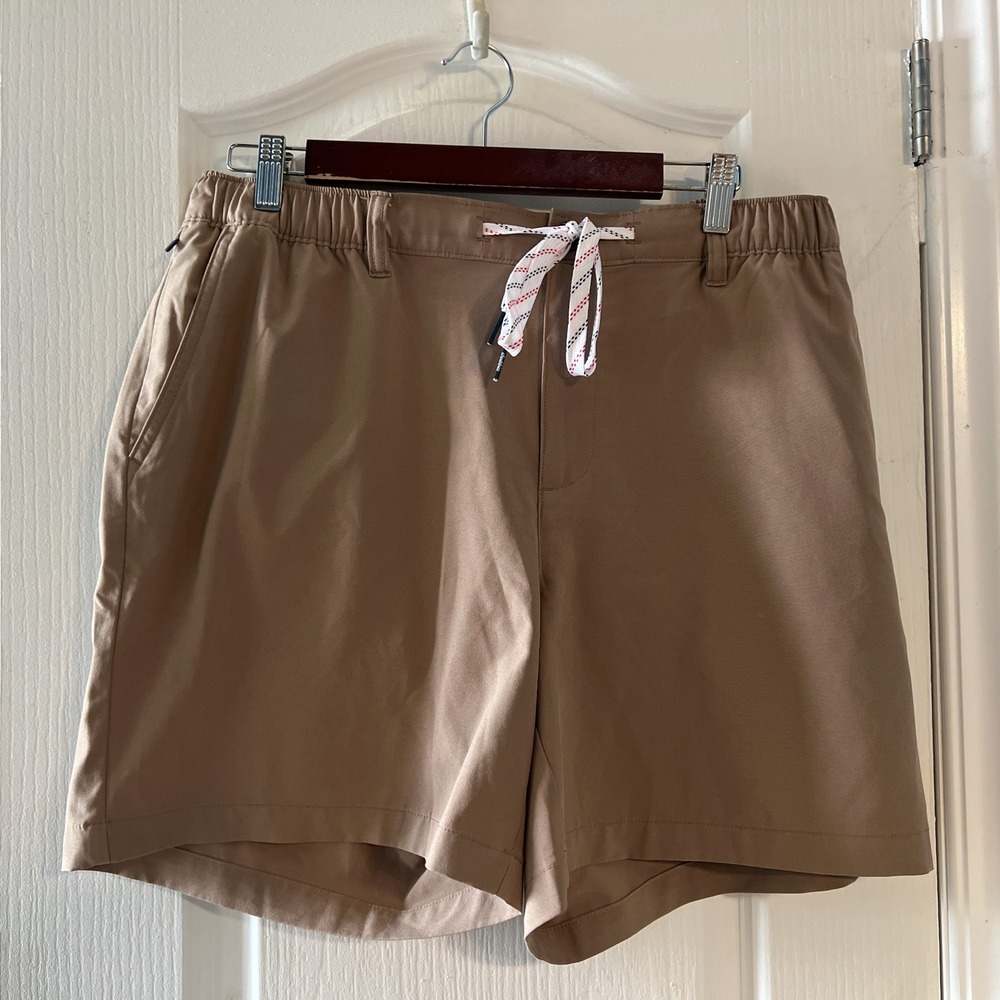 Chubbies Everyday Shorts Mens XL Khaki Tan 6 Inch Inseam Regular Fit Drawstring
